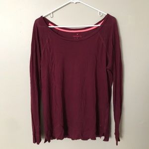 AE Maroon Soft & Sexy Shirt